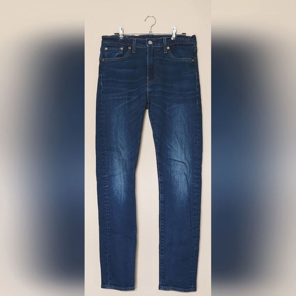 LEVI'S 510 30X32 Premium San Francisco Capital E Straight Leg Blue Jeans - Picture 1 of 13